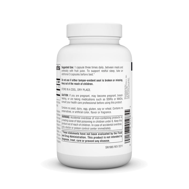 L-Tryptophan, for Mood, Relaxation, and Sleep*, 500mg - 120 Capsules