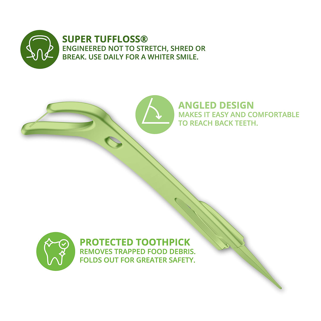 Plackers Flosser, Right Angle, 75 Count
