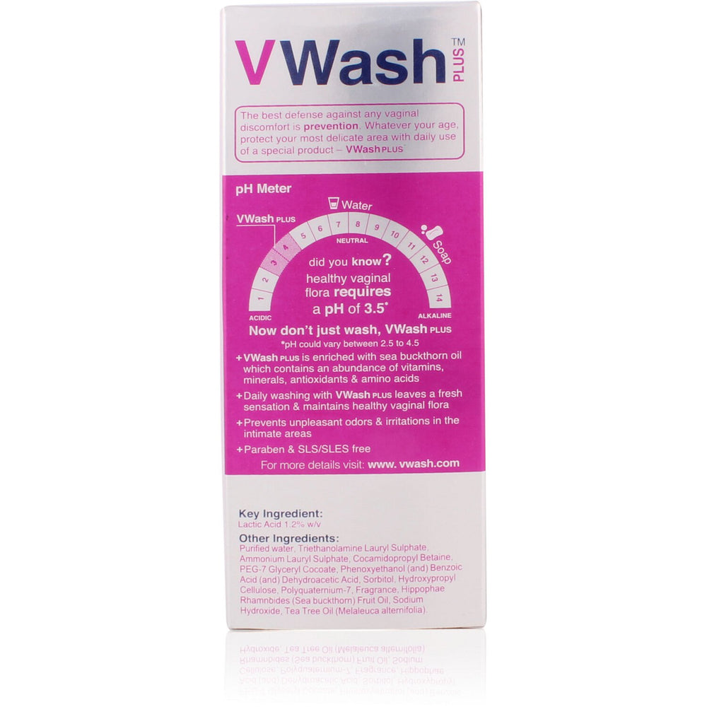 VWash Plus Expert Intimate Hygiene Liquid Wash - 100ml 