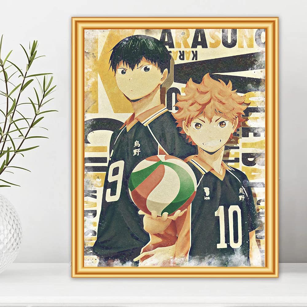 SaxSauly DIY 5D Diamond Painting Anime by Number Kits F