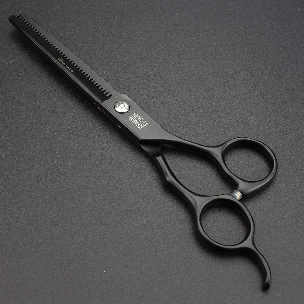 7.0 Inch Stainless Steel Professional Barber Scissors Hair Thinning Scissors Hairdresser or Home Hairdresser Variant/Hybrid Scissors (scissors set)