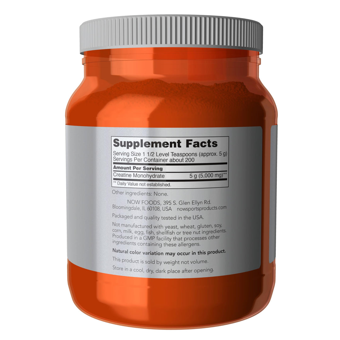 NOW Foods Sports Nutrition, Creatine Monohydrate Powder