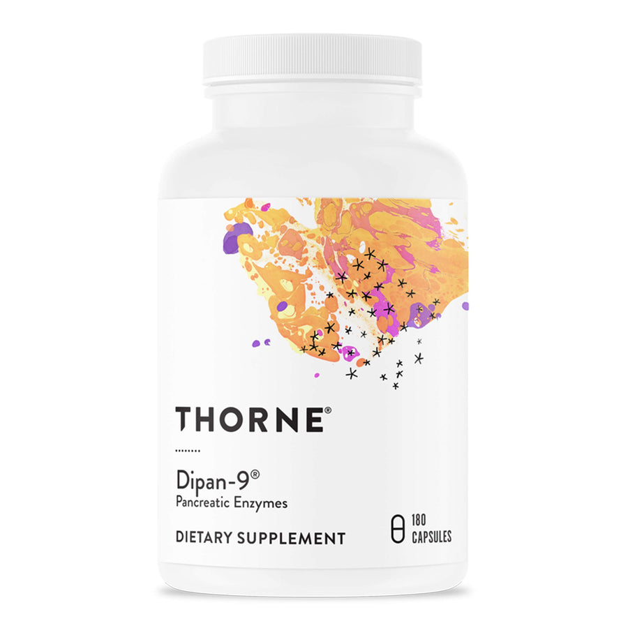 Pancreatic Enzymes (Formerly Dipan-9) - Pancreatic Enzymes for Digestive Support and Nutrient Absorption* - 180 Capsules - 90 Servings