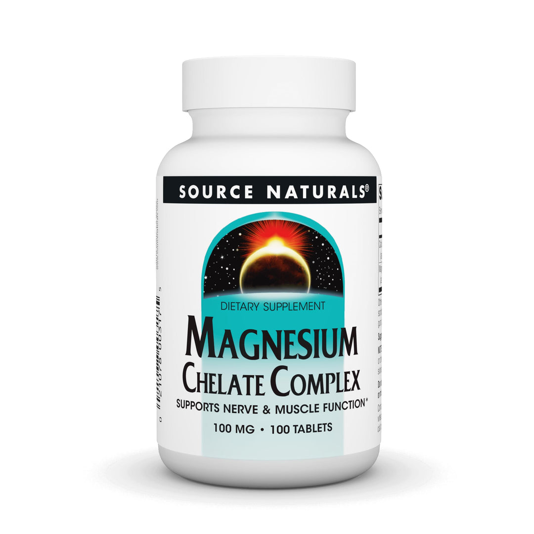 Source Naturals Magnesium Chelate Complex, Supports Ner