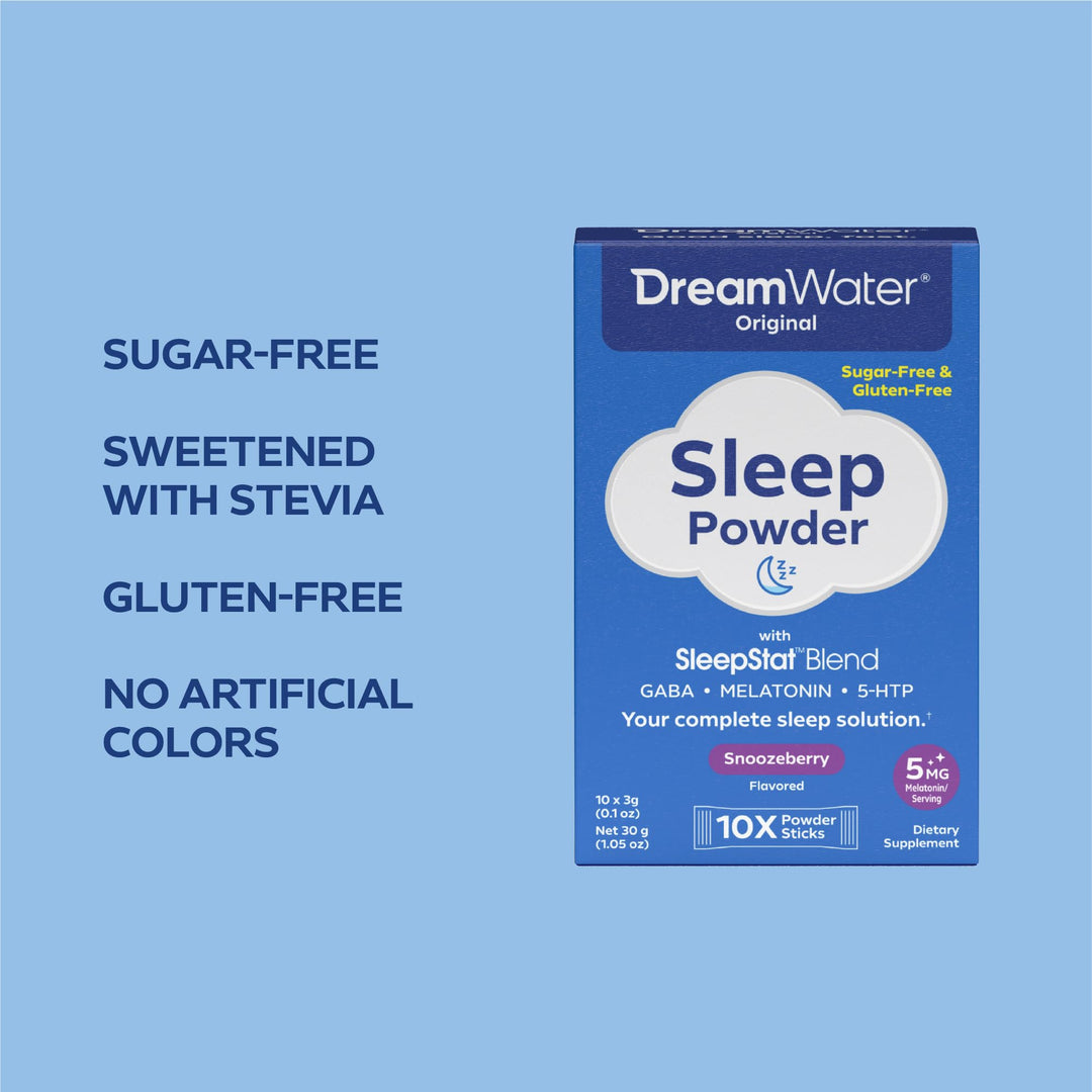 Dream Water Sleep Aid Powder; Melatonin 5mg, GABA, 5-HT
