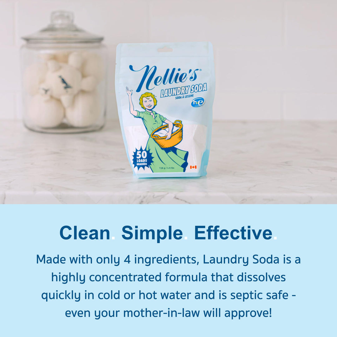 Nellie&#39;s Laundry Soda - Concentrated Laundry De