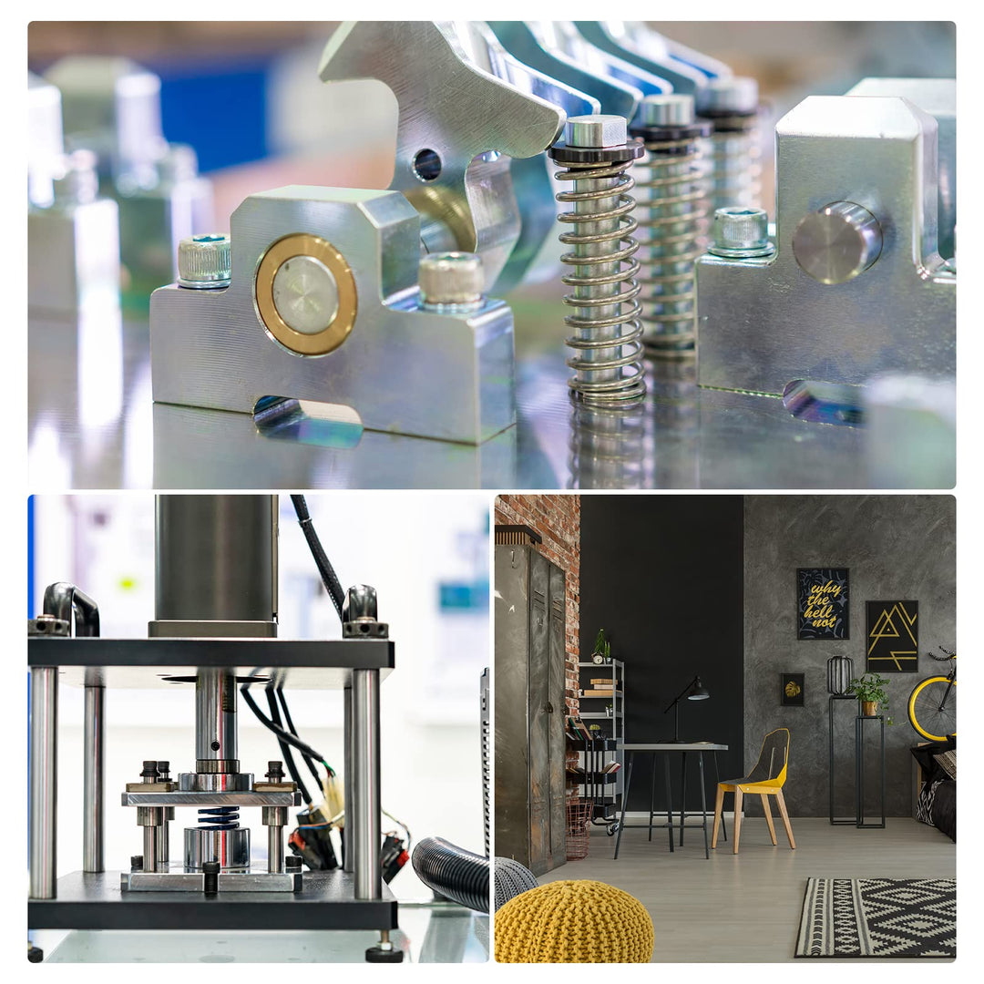 Compression Springs (1.5x10mm OD,305mm Free Length) 304 Stainless Steel Extension Spring - for Shop Home Repairs, DIY Projects, Silver Tone