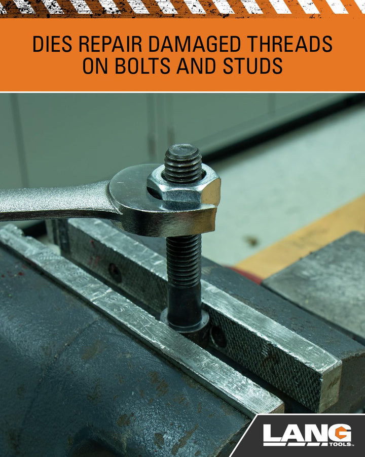 2581 26-Piece Thread Restorer Tap and Die Set, black