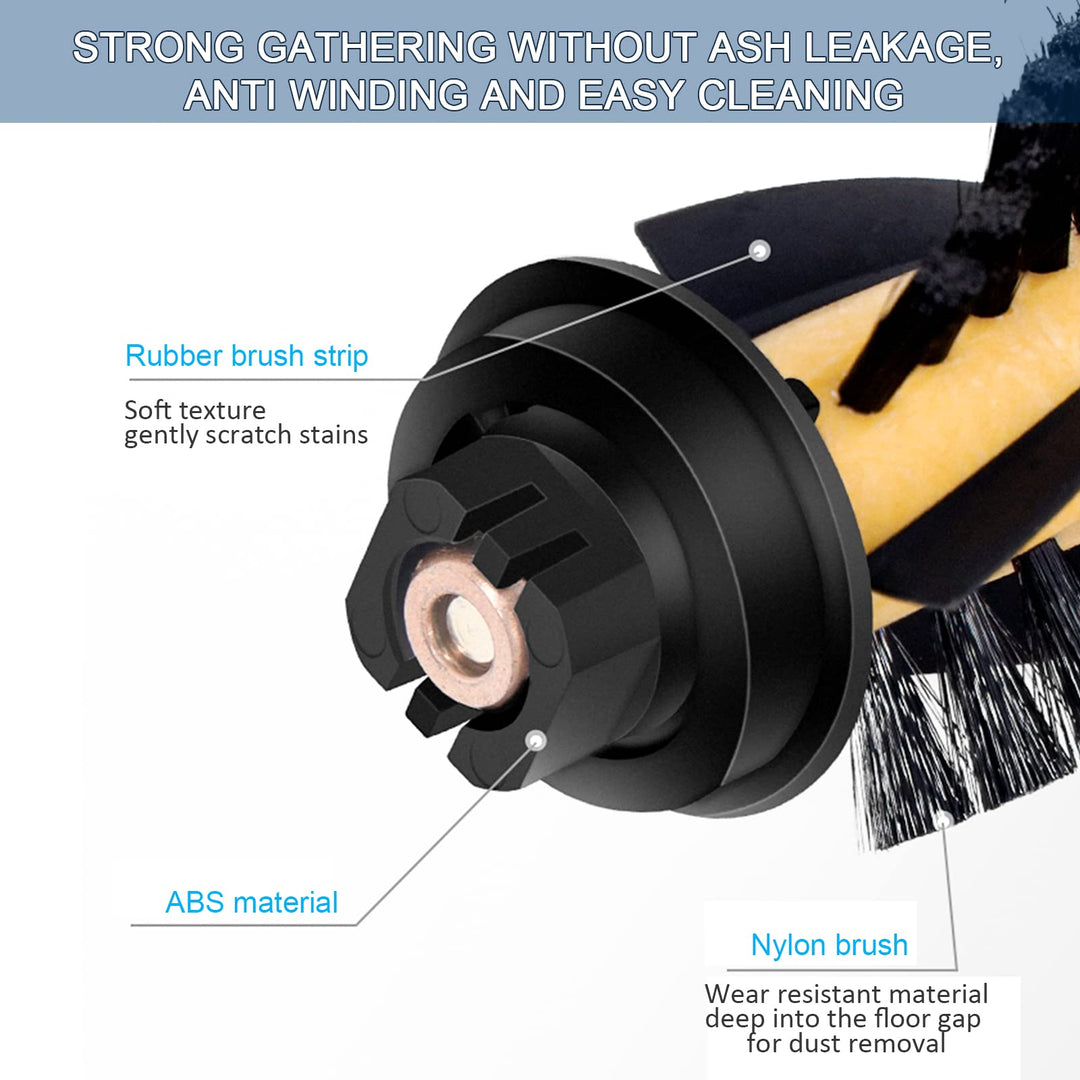 2-Packs Rolling Main Brushes Parts Replacement for ECOVACS DEEBOT N79 N79S DN620, DN622 Accessories Robotic Vacuum Cleaner, Sweeping Robot Accessories -2Main Brushs