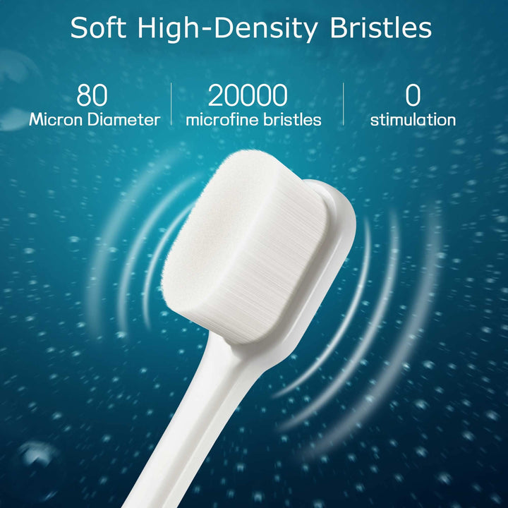OBrush Super Fine Toothbrush, Ultra Soft Toothbrush for