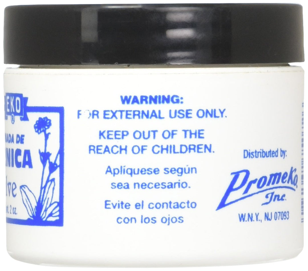 Arnica pomade (spanish label) - 2 oz