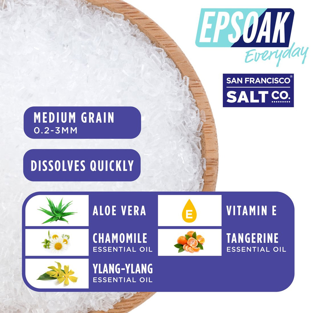 Epsom Salt | Relax+Refresh - 2lb For Bath, Spa, Shower &amp; Feet (Everyday Epsom Salts) ...