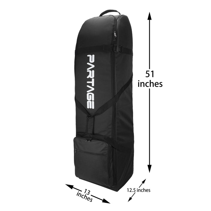 Golf Travel Bag,Golf Travel Case for Airlines -Black