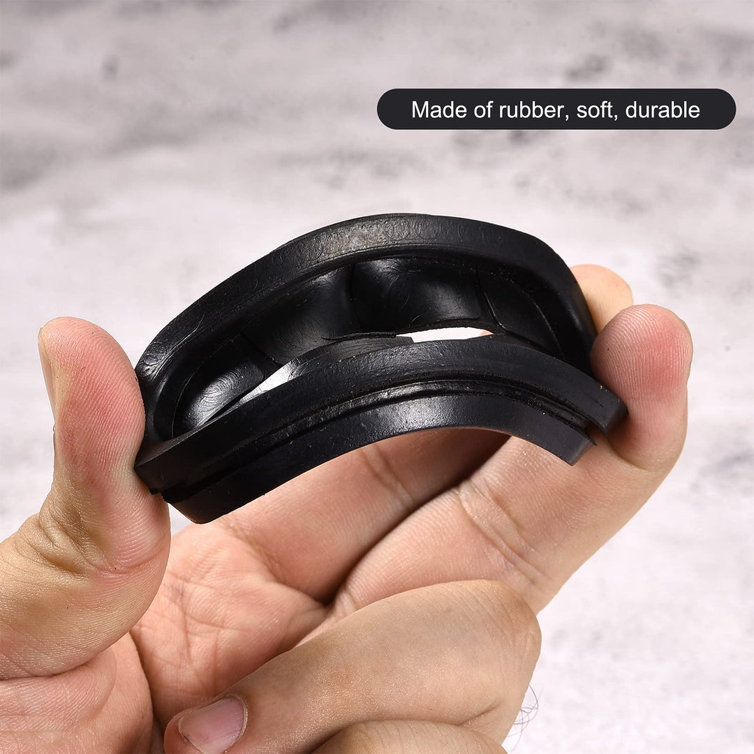 MECCANIXITY Rubber Grommet Mount Size 82 x 30 mm Oval D