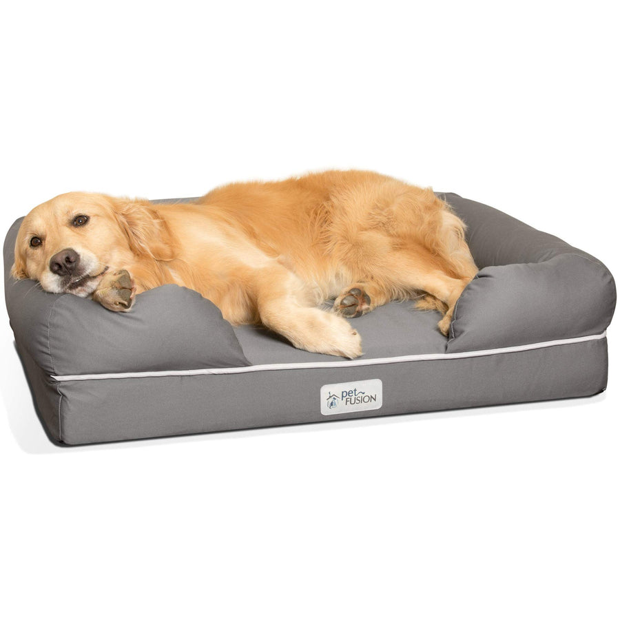 Ultimate Dog Bed, Orthopedic Memory Foam, Multiple Sizes and Colors, Medium Firmness Pillow, Waterproof Liner, YKK Zippers, Breathable 35% Cotton Cover