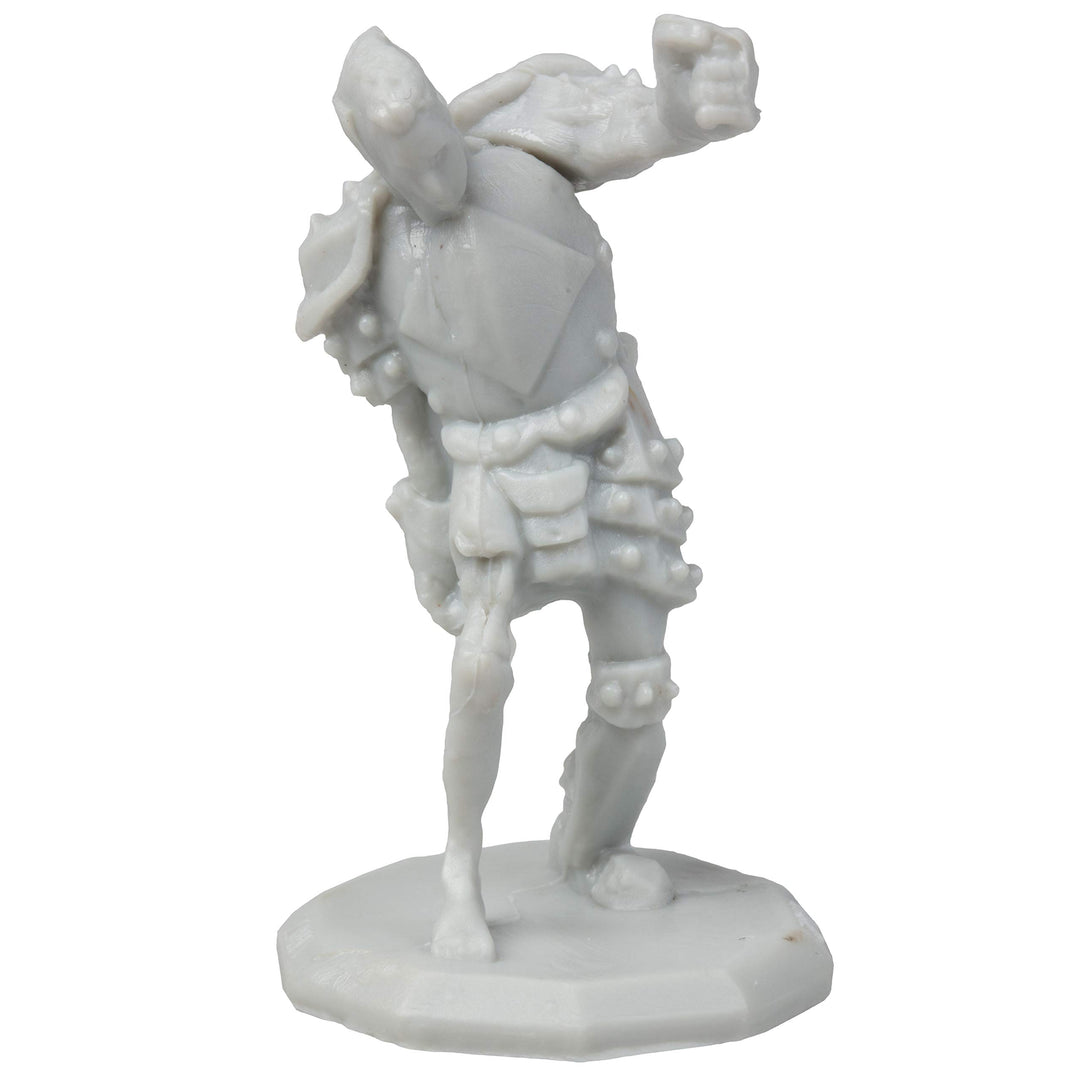 28 Paintable Fantasy Mini Figures- All Unique Designs- 1 Hex-Sized Compatible w DND Dungeons Dragons, Pathfinder, RPG Tabletop Games- Features Goblins, Orcs, Gnolls, Skeletons &amp; More