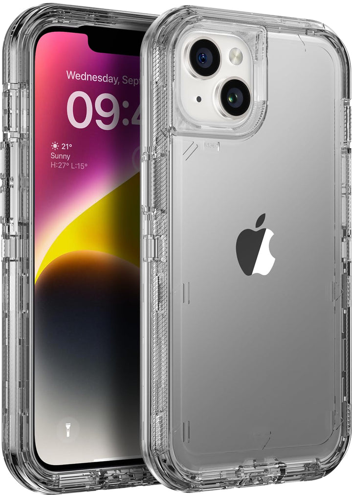 ORIbox for iPhone 14 Case for iPhone 13 Case Gray, [10 