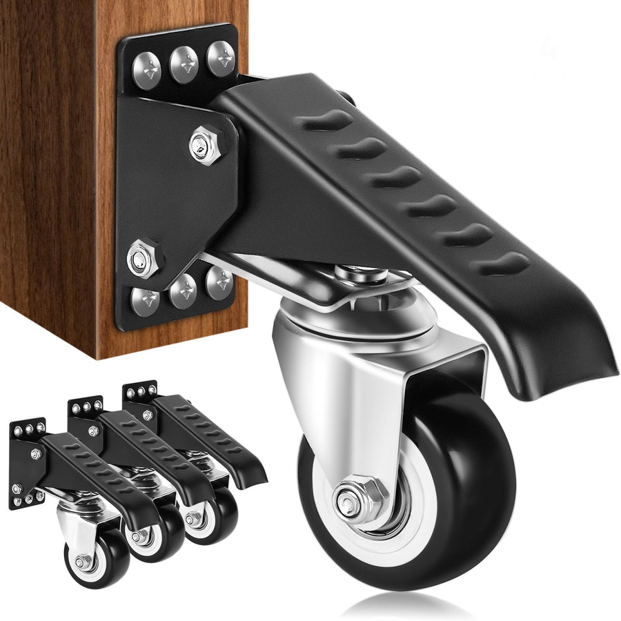 SPACECARE Workbench Casters Heavy Duty Retractable Cast