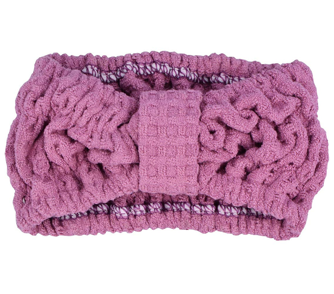 Hair Drying Towel &amp; Headband for Women Washing Face and Makeup Absorbent Hair Wrap Turban Quick Dry Microfiber Hair Towels Fast Drying for Curly Long Thick Hair Gifts for Girls (Towel+Headband)