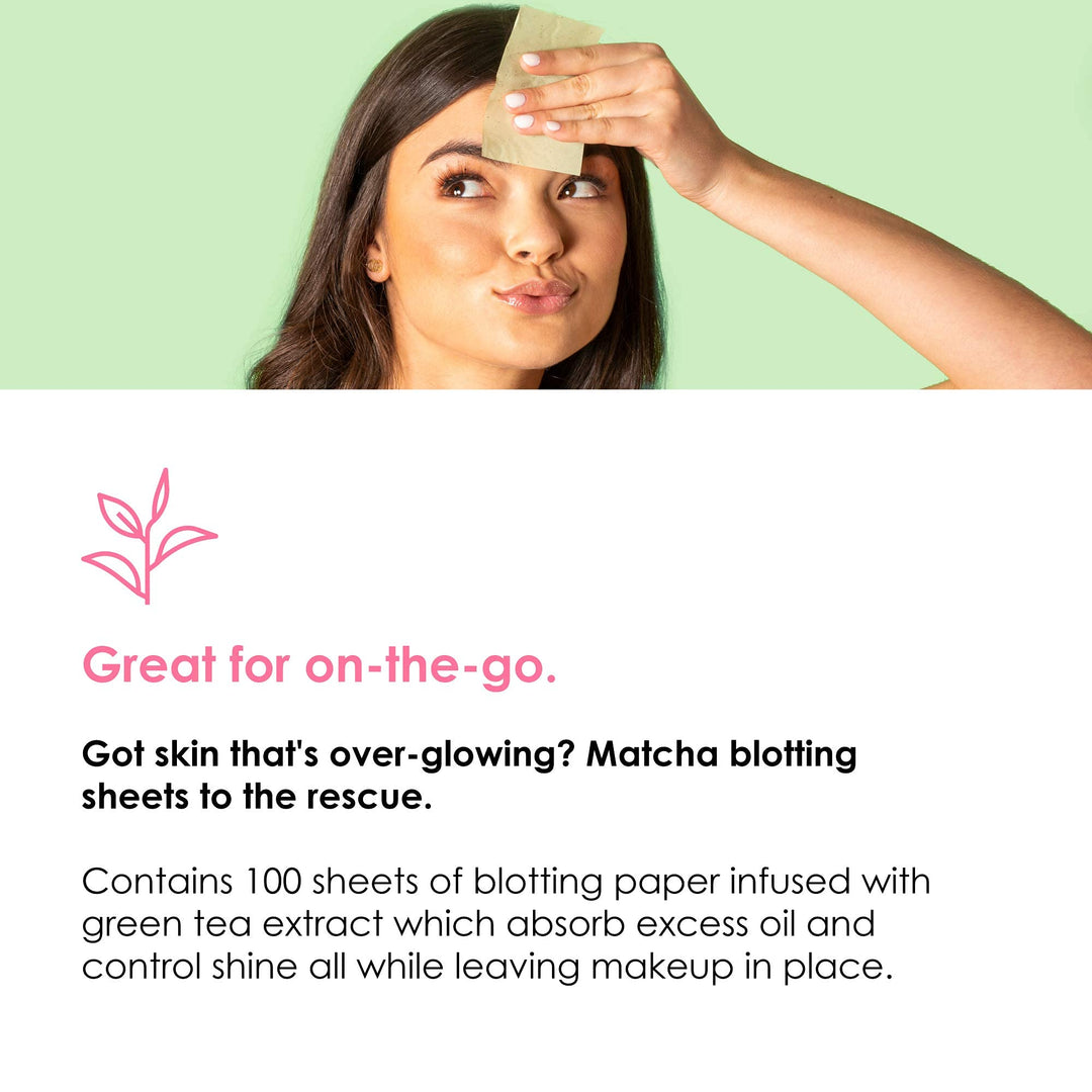 Matcha Oil Blotting Sheets