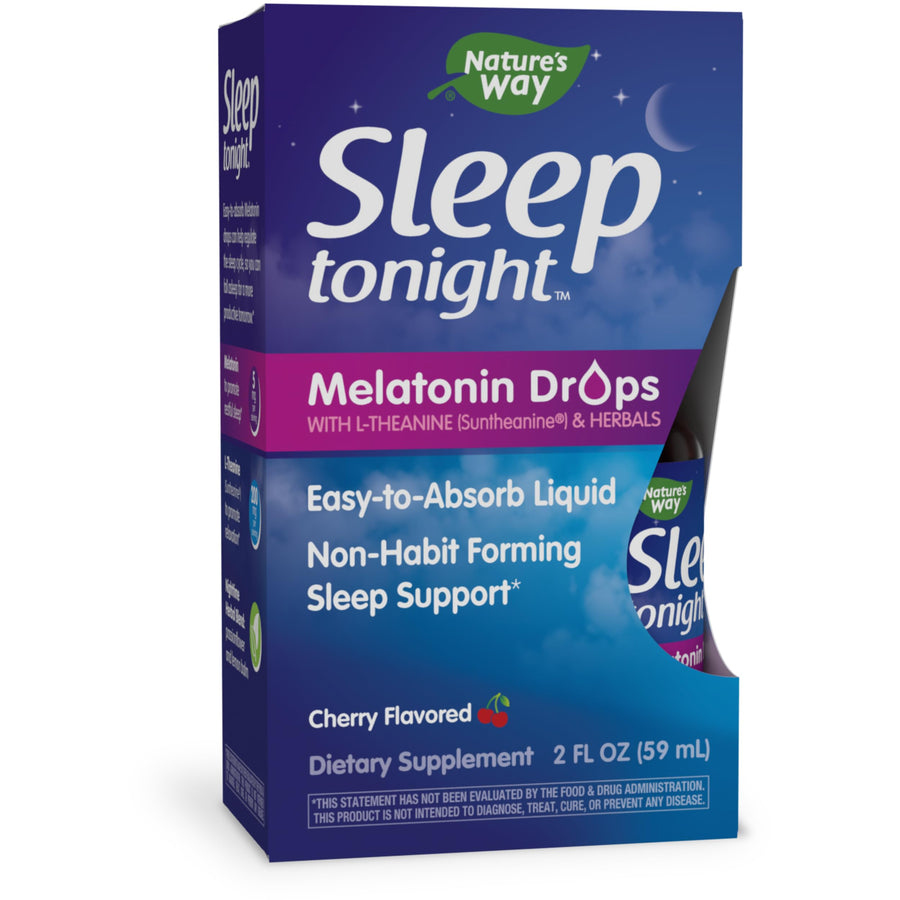 Nature's Way Sleep Tonight Melatonin Drops with L-T