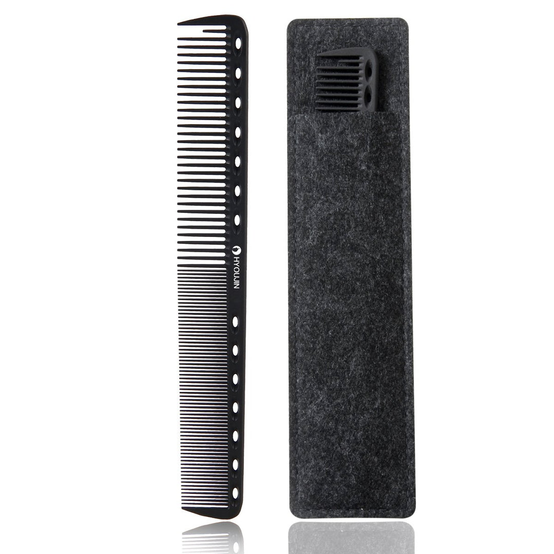 HYOUJIN 605 Black Carbon Fine Cutting Comb 230 Heat Res