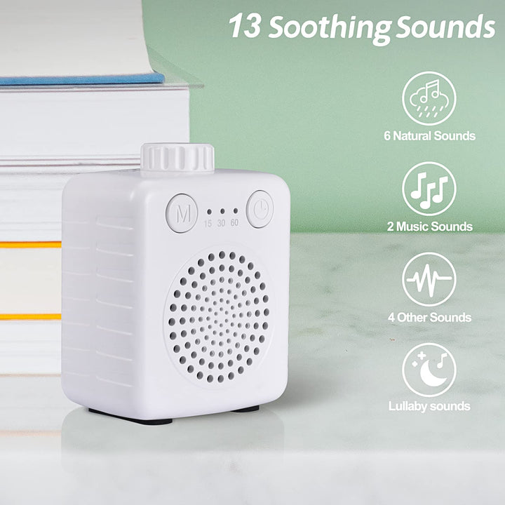 Portable Sound Machine for Baby, White Noise Machine fo