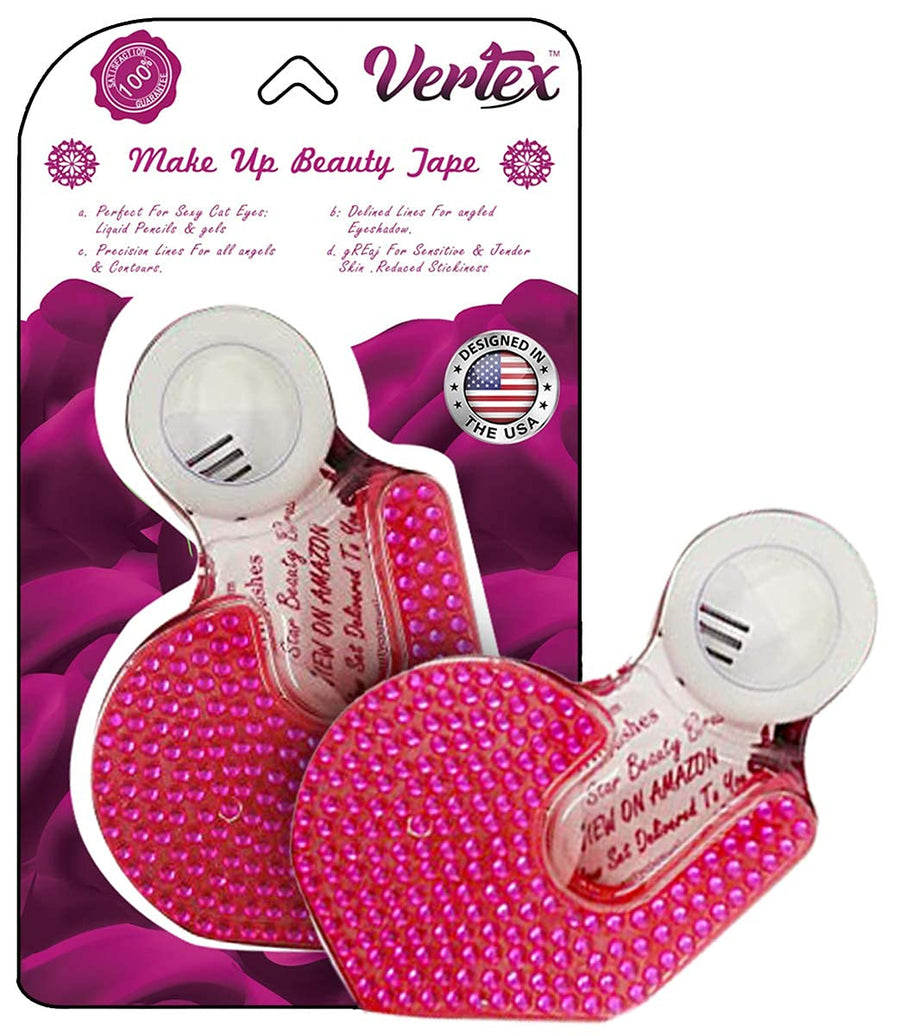 Makeup Tape Eyeshadow Eyeliner Shields - Easy & Gentle On Facial Skin Breathable Tape Not Harsh Perfect To Achieve SEXY Winged Eye liner Clean Eye shadow Angle Edges & Blending Defined Contour Lines