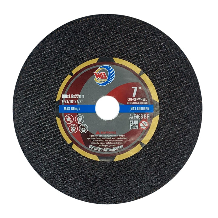 WA 10PACK - 7”x1/16x7/8 Cutting Wheel for Metal &am