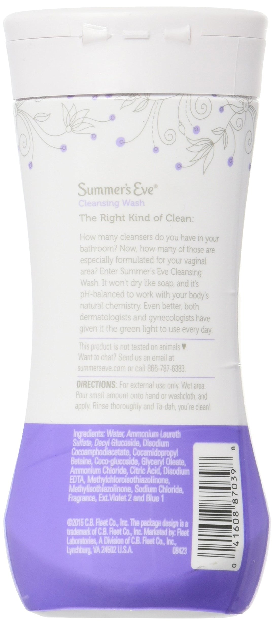 SUMMER&#39;S EVE Feminine Wash for Sensitive Skin-Delicate Blossom-9 oz, 2 pk
