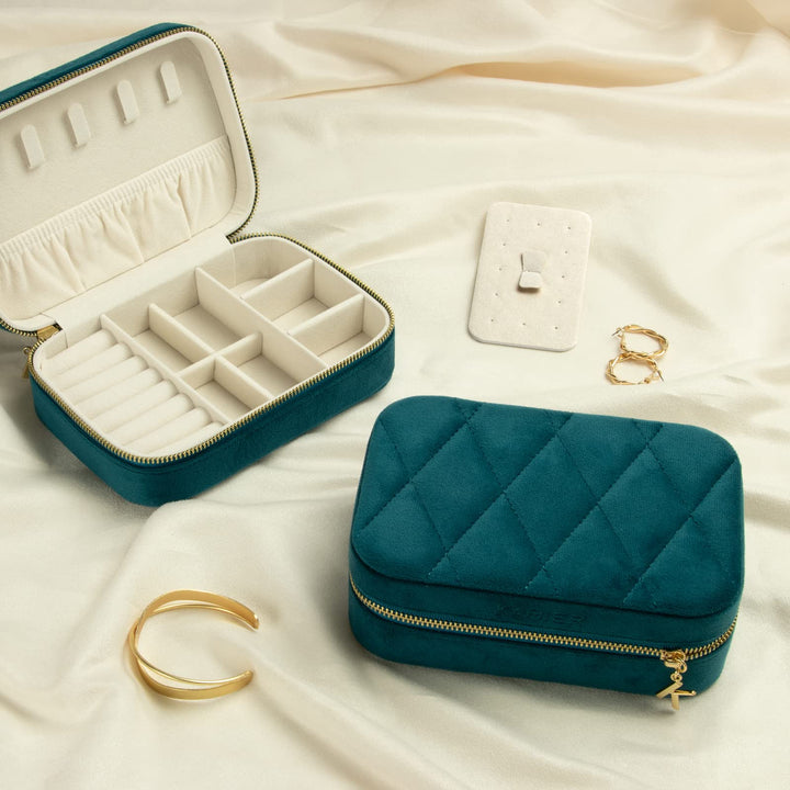 KAMIER Small Jewelry Boxes for Women | Velvet Jewelry O