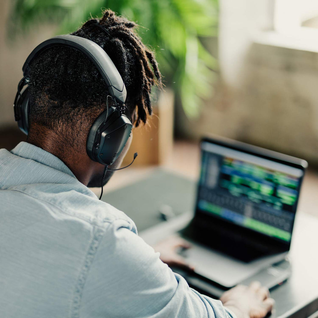 BoomPro Microphone Detachable Flexible Boom Microphone for Headphones