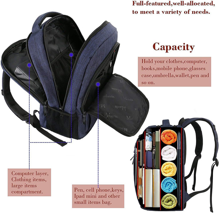 MATEIN Laptop Backpack,Slim Travel Backpack with Laptop