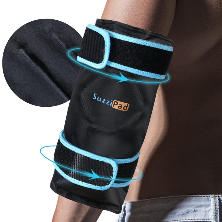 SuzziPad Elbow Ice Pack for Tendonitis and Tennis Elbow