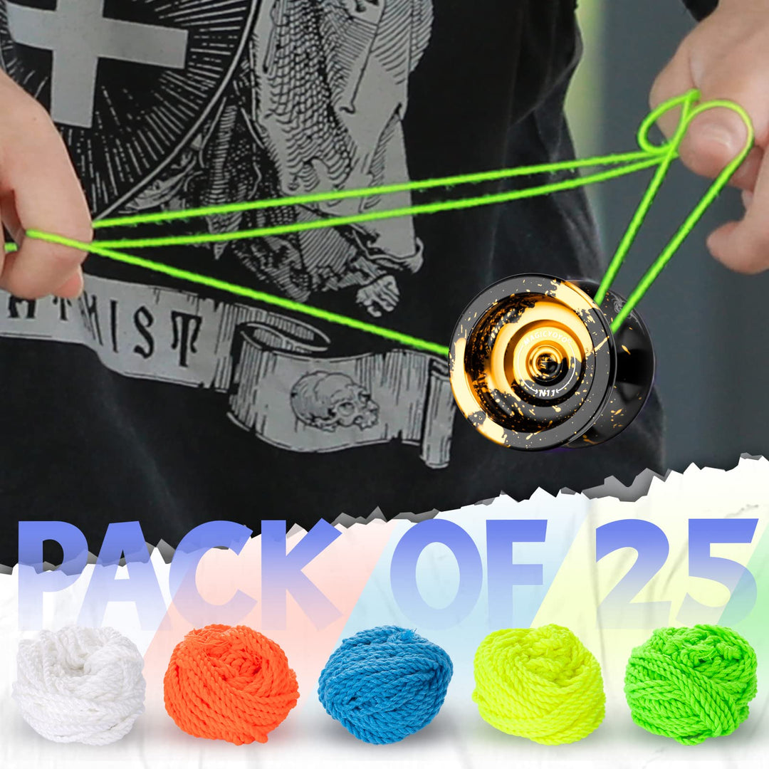 MAGICYOYO 100% Polyester Professional Yoyo Strings for 