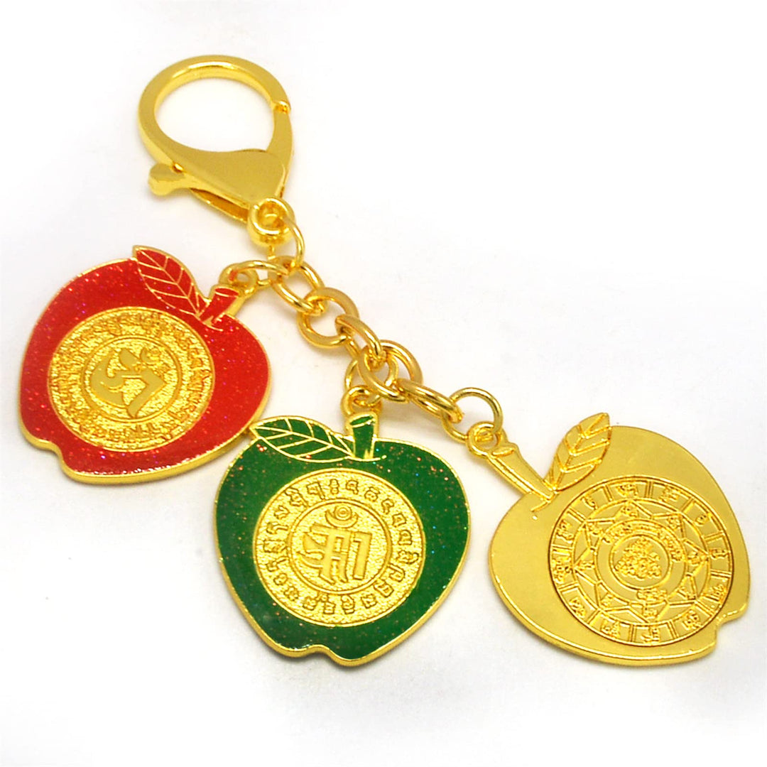 Feng Shui Trinity Of Apples Amulet Rune of Luck