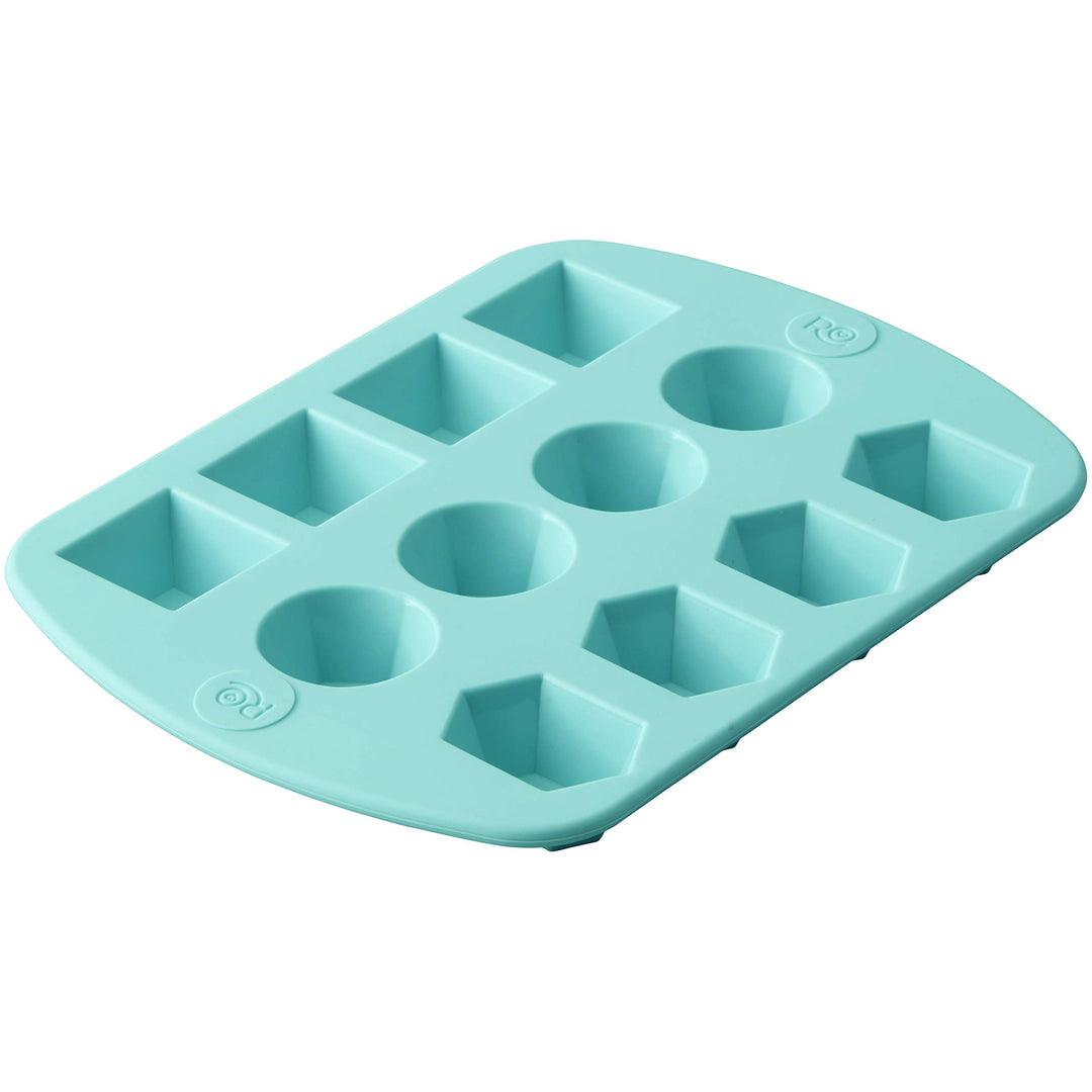 Wilton Silicone Gem Shapes Candy Mold, 12-Cavity