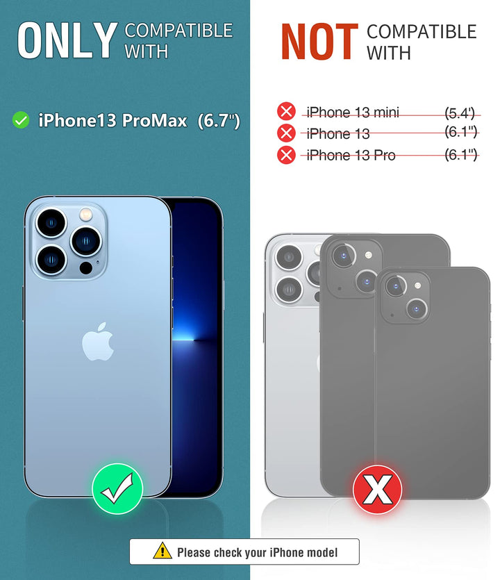 OCASE Compatible with iPhone 13 Pro Max Wallet Case, PU