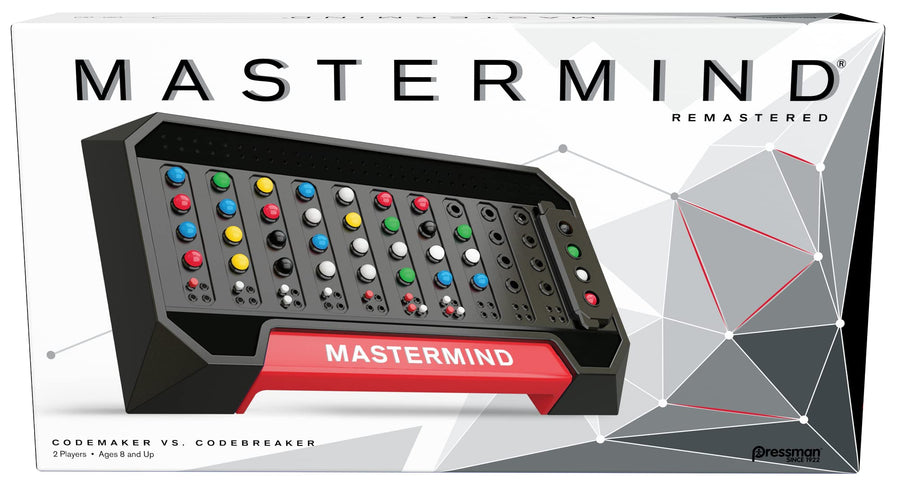 PRE-3018-06J Mastermind Strategy Game of Codemaker vs. Codebreaker, 5, Multi-colored