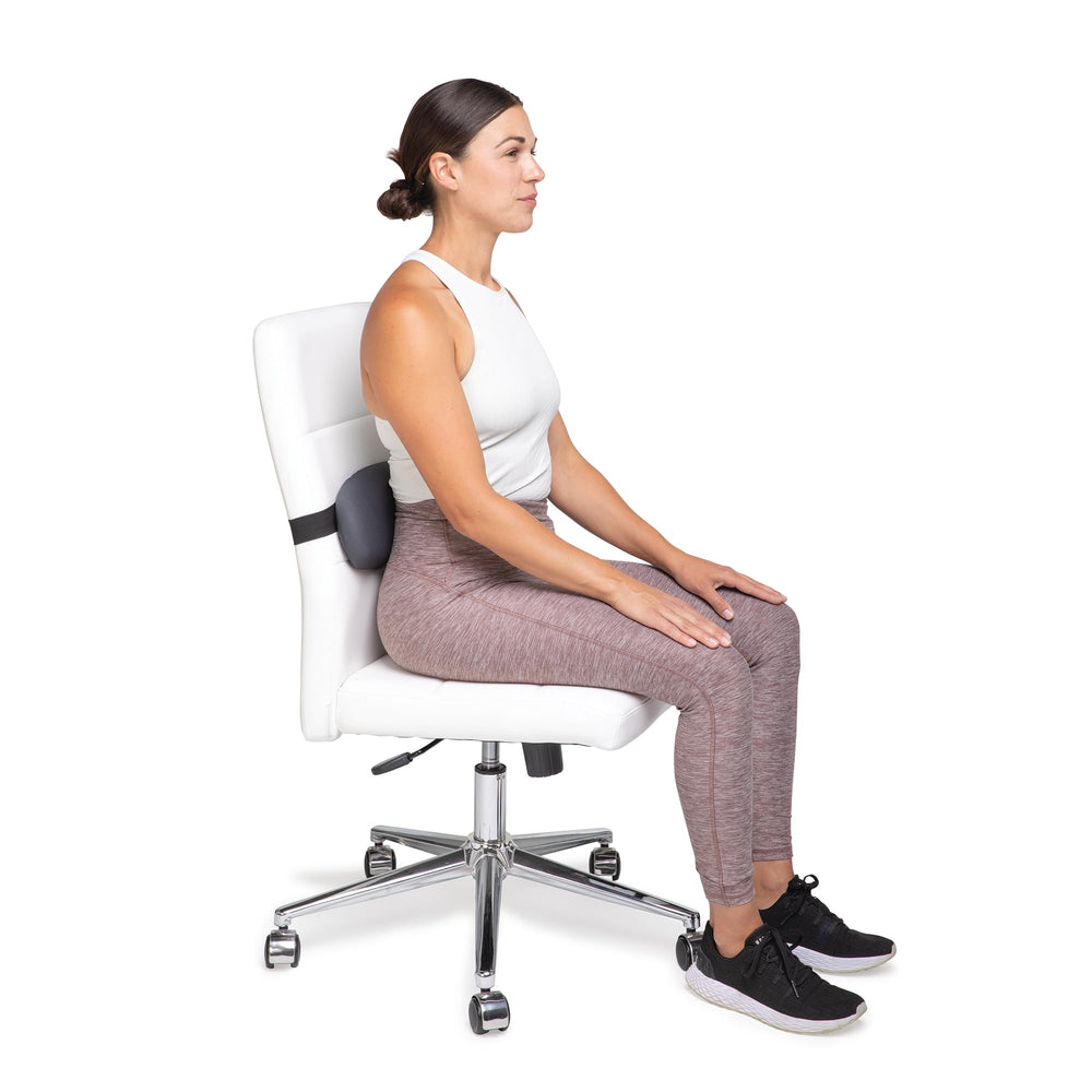 The Original McKenzie SuperRoll - USA-Made Low Back Lumbar Pillow for Office Chair Lumbar Support, Car Back Support Seat Cushions and Travel. The Preferred Lumbar Cushion by Physical Therapists.