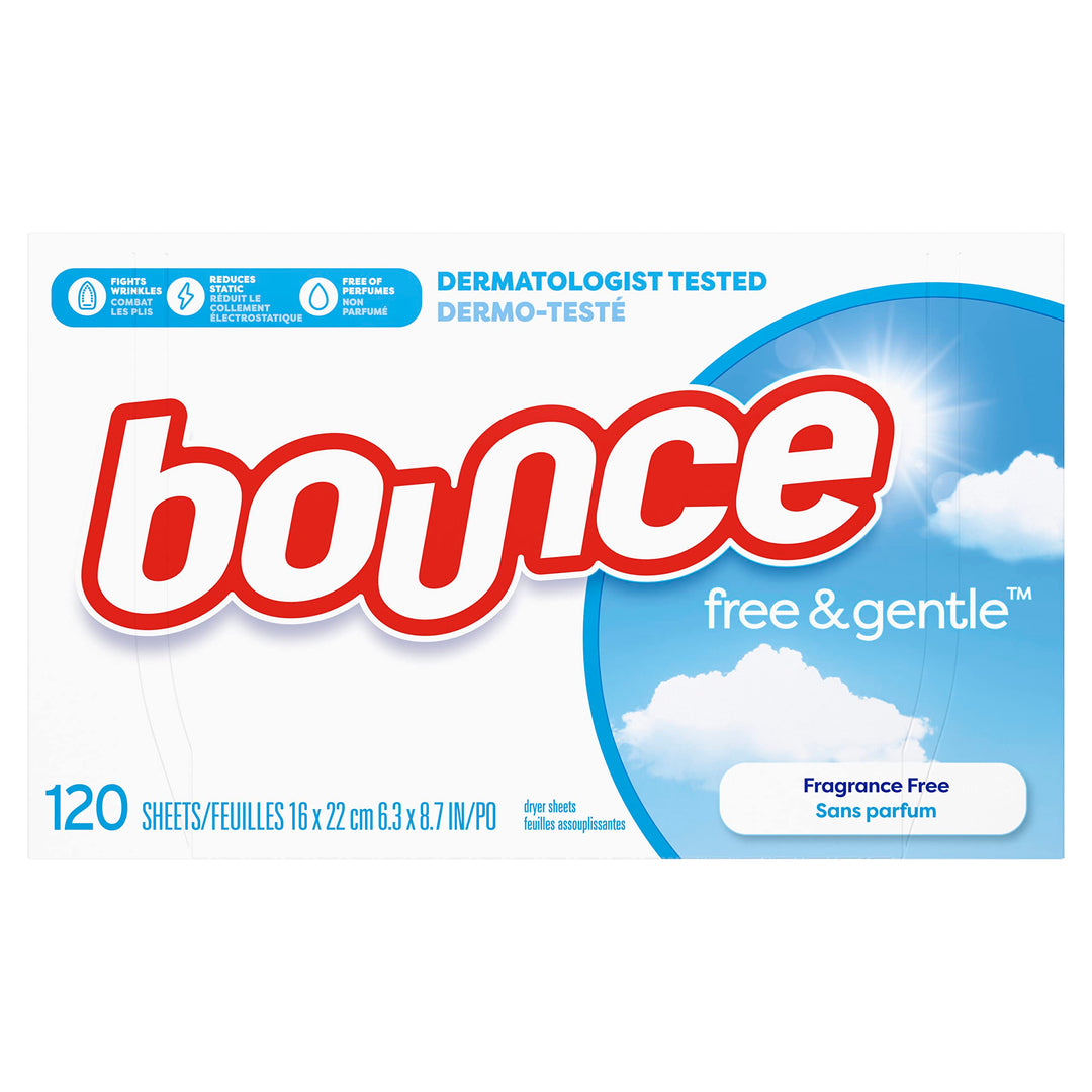 Bounce Fabric Softener Dryer Sheets, Free &amp; Gen