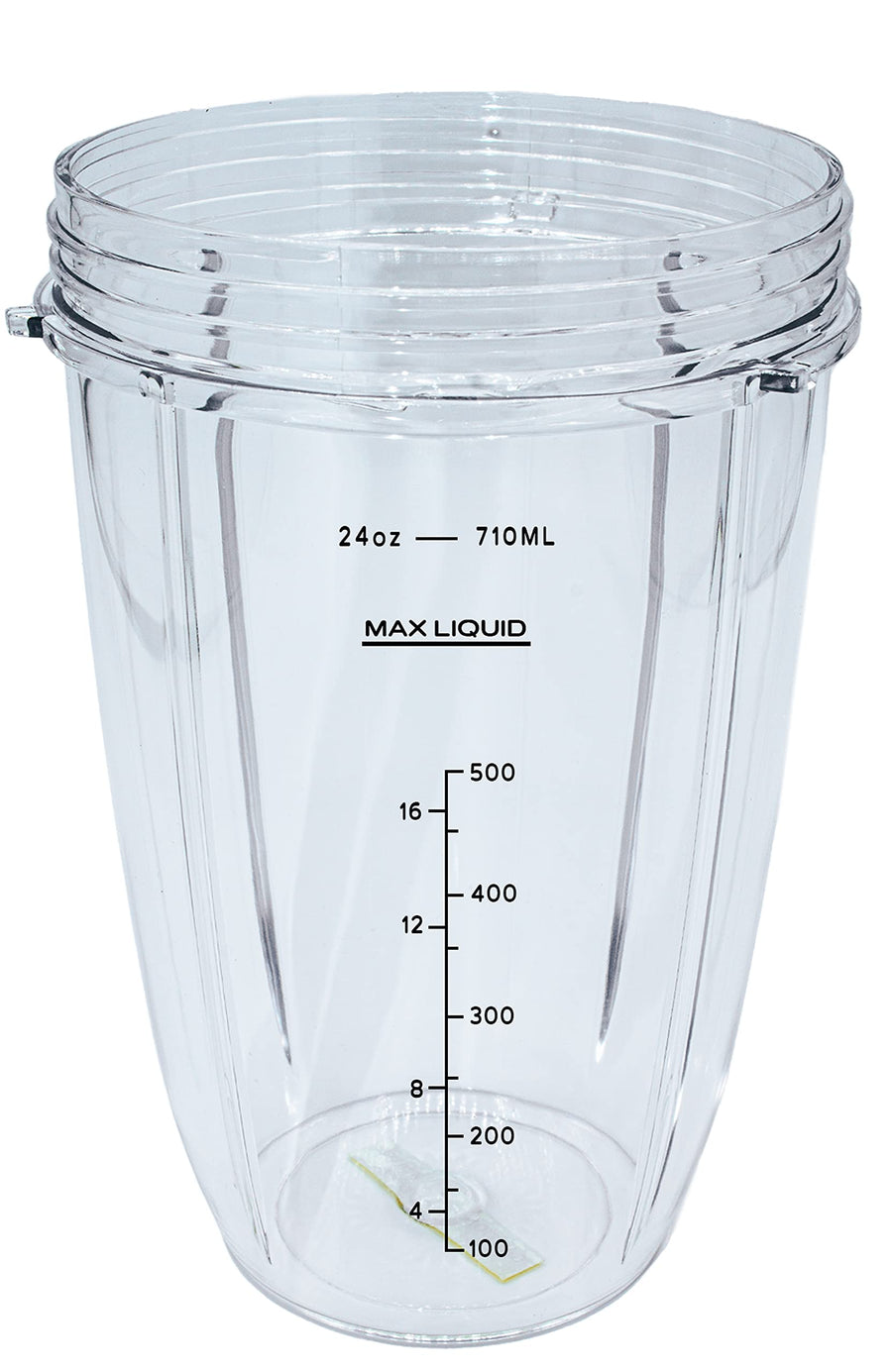 Replacement 24 Ounce Tall Jar Cup, Compatible with Nutribullet 600W, 900W, NB-101B, NB-101S, NB-201, NBR-0601, NBR-1201, NB9-1301, 900 Pro Series Blenders