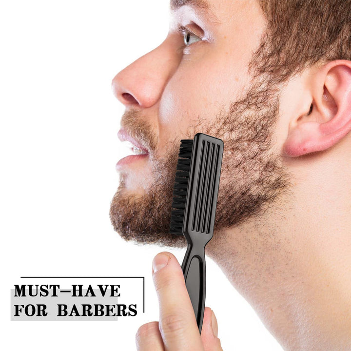 2 Pieces Barber Blade Cleaning Brush - Gitmax Clipper Brush Cleaner, Barber Fade Brushes for Haircut, Barbers Supplies
