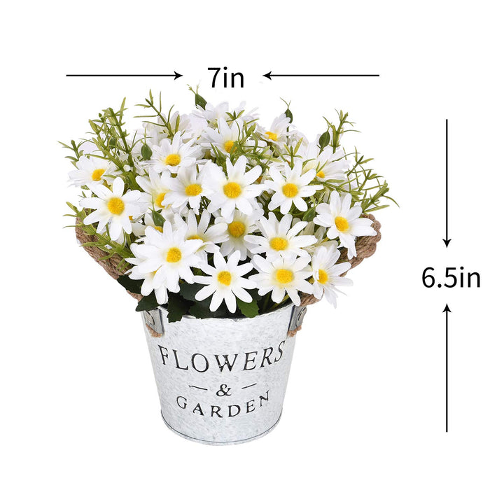 Artificial Rose Flower Pot Fake Rose Flowers Bonsai Pot Artificial Flowers in Metal Pot Artificial Rose Metal Pot Bonsai Artificial Blue Rose Flower Pot for Wedding Party Stage Bathroom Cabinet, Blue