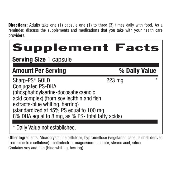 Sharp Thought 30 Capsules, Certified Gluten Free…