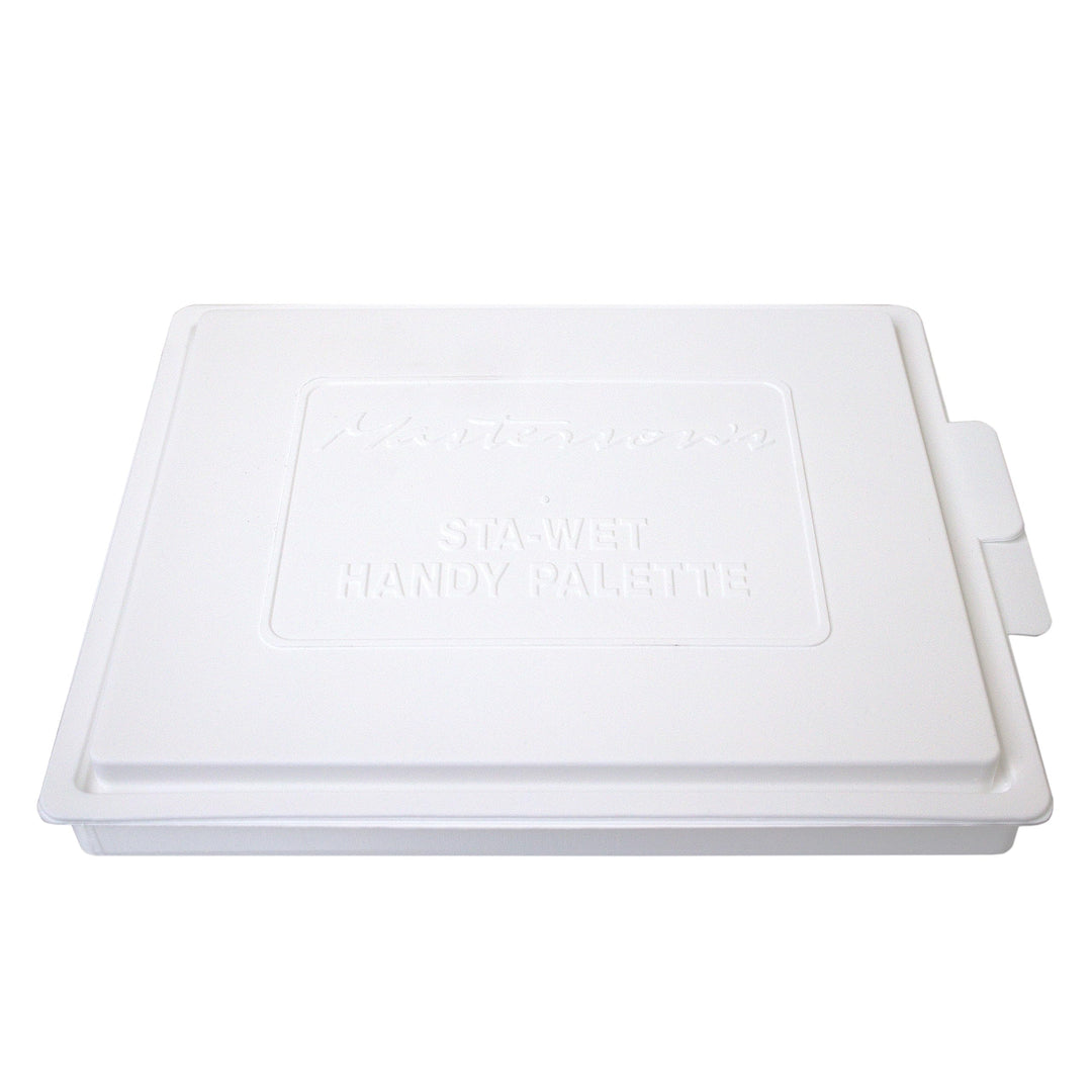 Sta-Wet Handy Palette, 8.5in x 7in Airtight Stay Wet Palette, Keeps Wet Paint Fresh for Days, Acrylic Painting Palette with Lid, Seal, Perfect for Miniature Painting, Made in USA