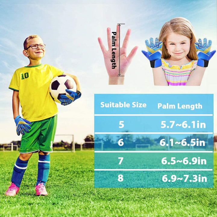 Jalunth Soccer Goalkeeper Goalie Gloves Kids Youth Goal