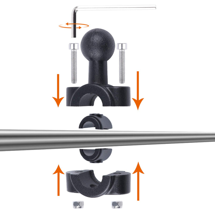 WADAHEFA 360° Rotating Sports Camera Bracket, Motorcycl