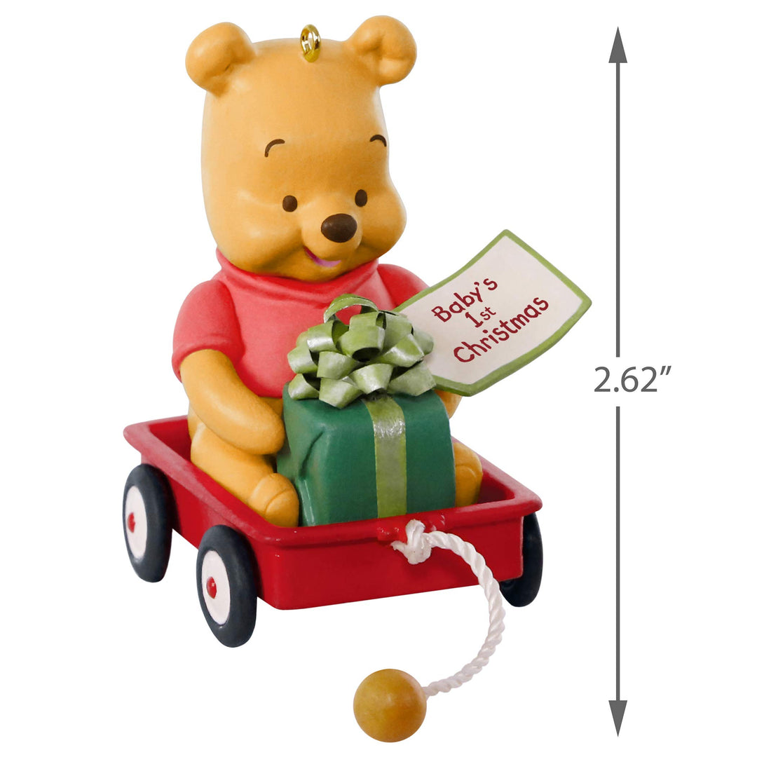 Hallmark Keepsake Ornament 2019 Year Dated, Disney Winnie The Pooh Baby's First Christmas
