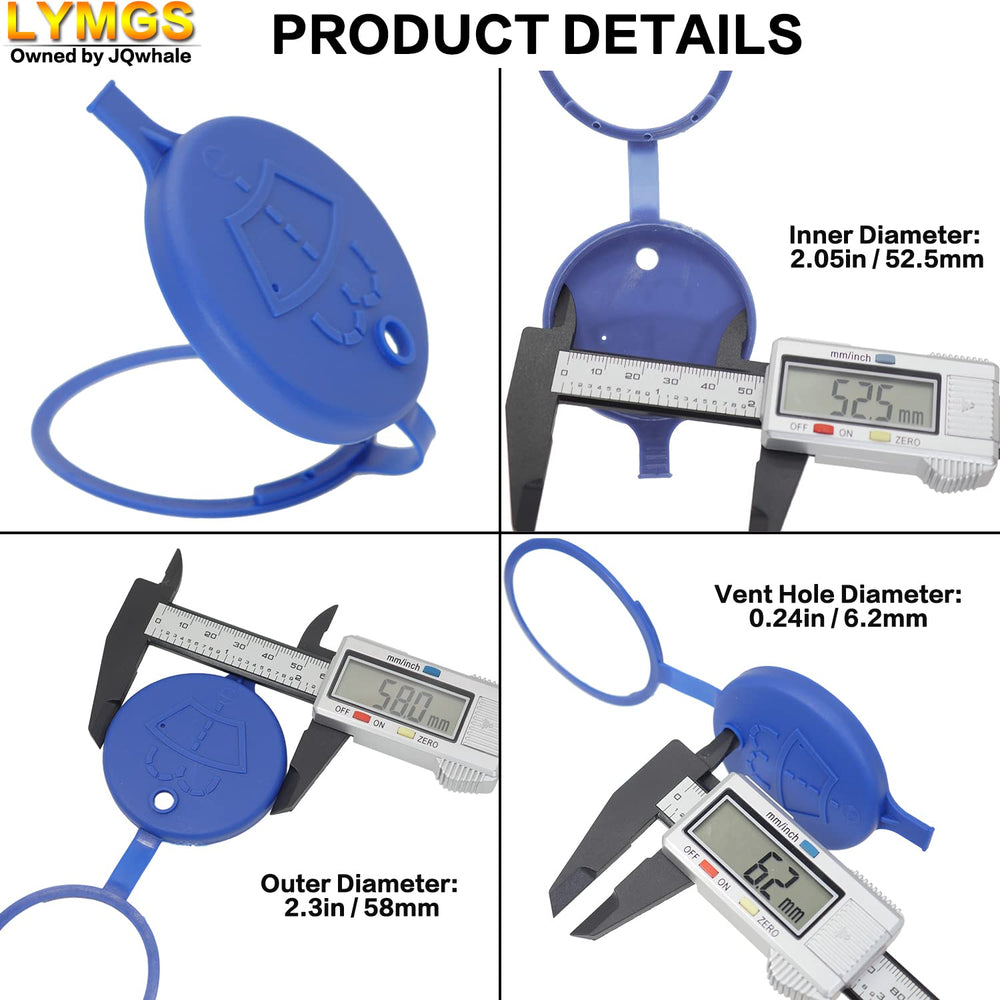 LYMGS Replacement Car Washer Bottle Cap for Windscreen 